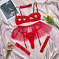 Biancheria intima pesante con lacci alla moda da donna