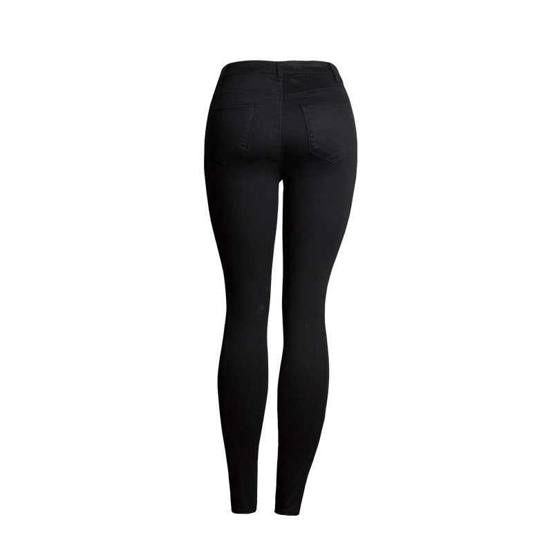Slim Slimming Jeans With Corns On The Side