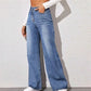 Lockere Jeans mit hoher Taille und weitem Bein für Damen