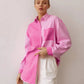 Women's Temperament Leisure Long Sleeve Cotton Linen Shirt