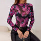 European And American Elegant Flower Fashion Chic Printed