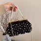 Women's Dinner Flower Clipped Button Shell Bag