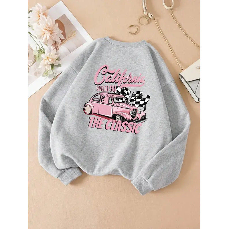 California Classic Competition Pattern Sweater For Women