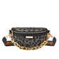 Borsa a tracolla alla moda da donna, borsa a tracolla con stampa leopardata