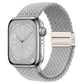 Metal Magnetic Buckle Nylon Braided Stretch Strap