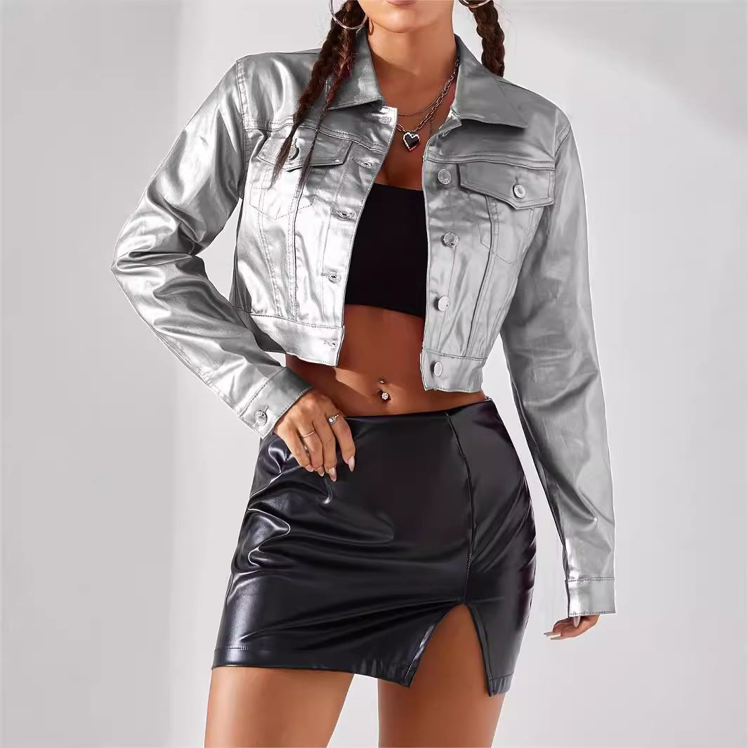 Women Fashion Street Style Coated Jacket