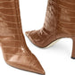 Scarpe da donna Stivali alti con punta affilata e stiletto