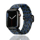 Metal Magnetic Buckle Nylon Braided Stretch Strap