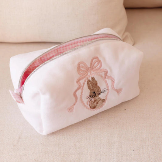 Cute Cartoon Little Bunny Cosmetic Bag Girl