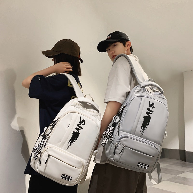 Amerikanischer Retro-College-Studenten-Ins-Rucksack