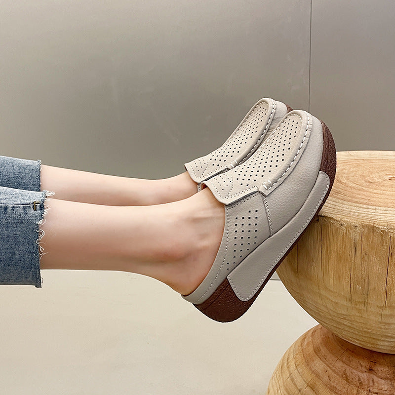 Scarpe da esterno traspiranti antiscivolo con plateau rialzato