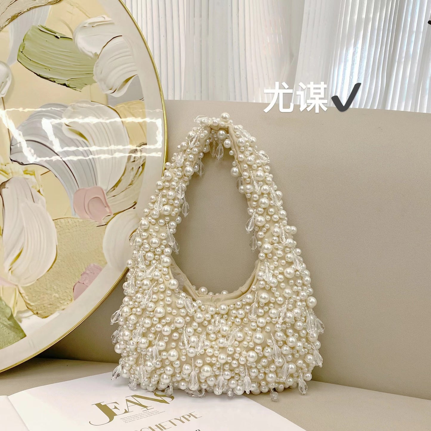 Borsa a tracolla portatile da ascella con design di minoranze alla moda