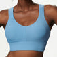 Wide Shoulder Strap I-shaped Strong Support Sports Underwear For Women