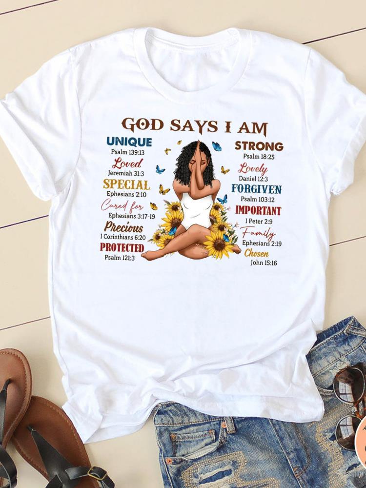 Stile lettera carino dolce manica corta moda donna stampa