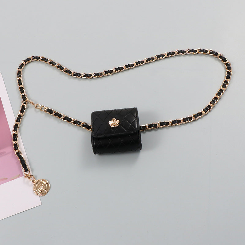 Catena per la vita a rombo Accessori per borsa quadrata piccola da donna