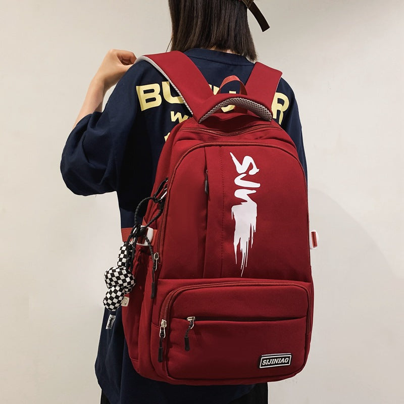 Amerikanischer Retro-College-Studenten-Ins-Rucksack