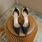 Scarpe con tacco a spillo a punta e scollate