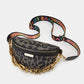 Borsa a tracolla alla moda da donna, borsa a tracolla con stampa leopardata