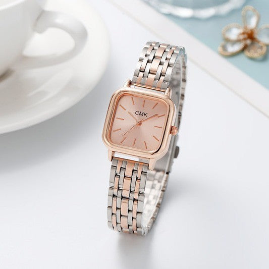 Orologio al quarzo semplice coordinato alla moda da donna