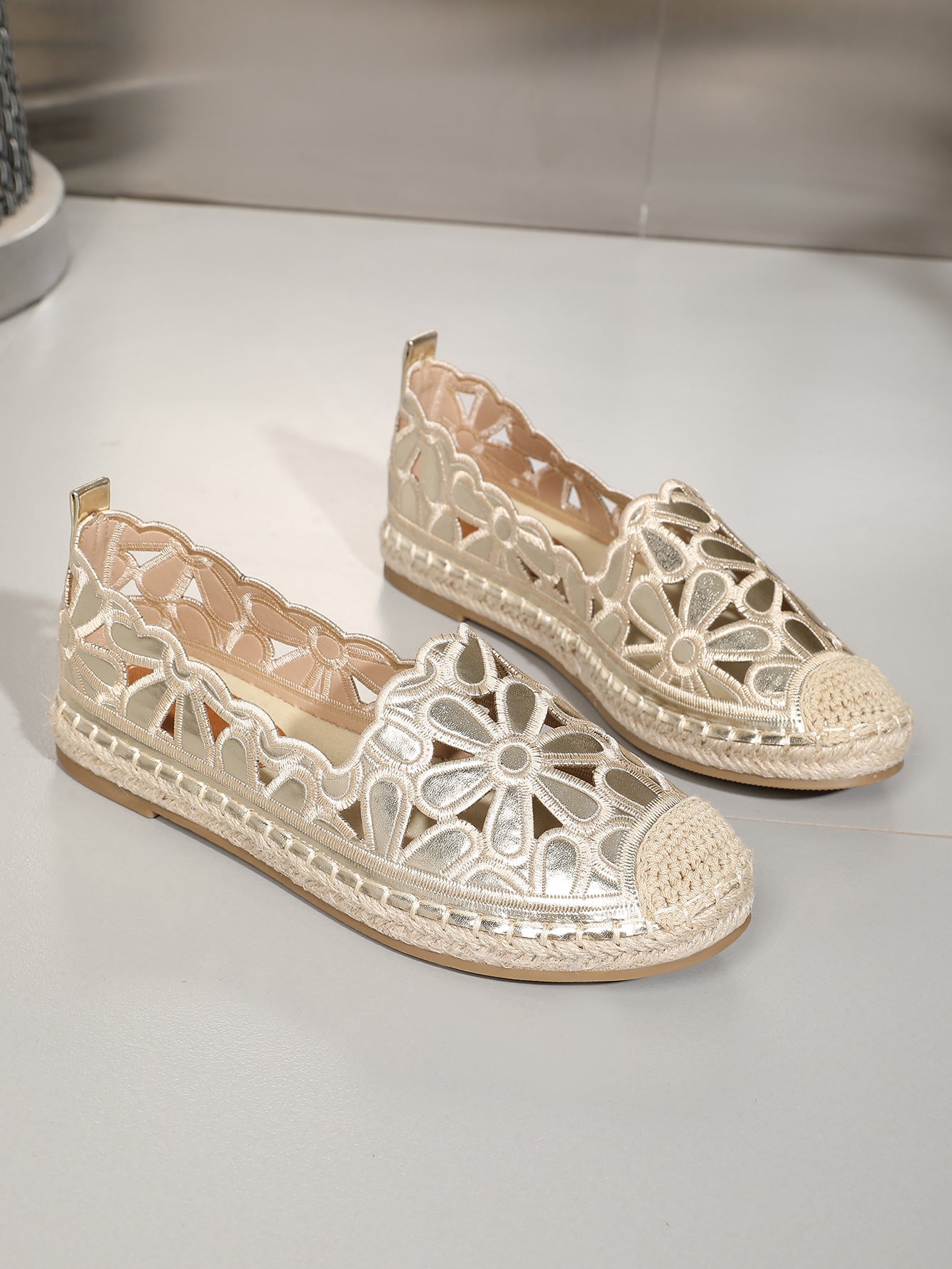 Fisherman Shoes Lightweight Flat Straw Women Hollow Out