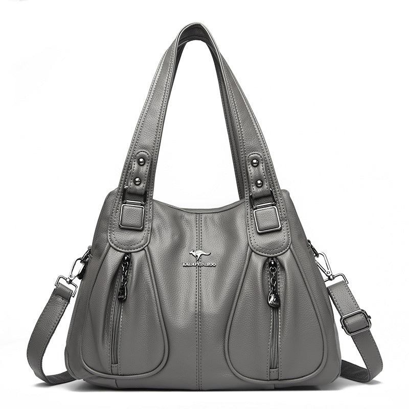 Borsa a tracolla da donna, monospalla, multiscomparto