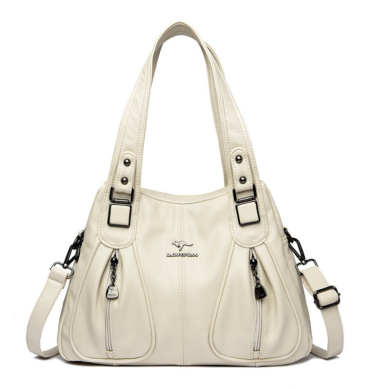 Borsa a tracolla da donna, monospalla, multiscomparto