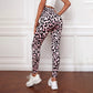 Pantaloni da yoga con stampa leopardata, abbigliamento sportivo e fitness, collant, abbigliamento esterno