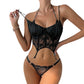 French Sweet Sexy Lace Up Short Sling