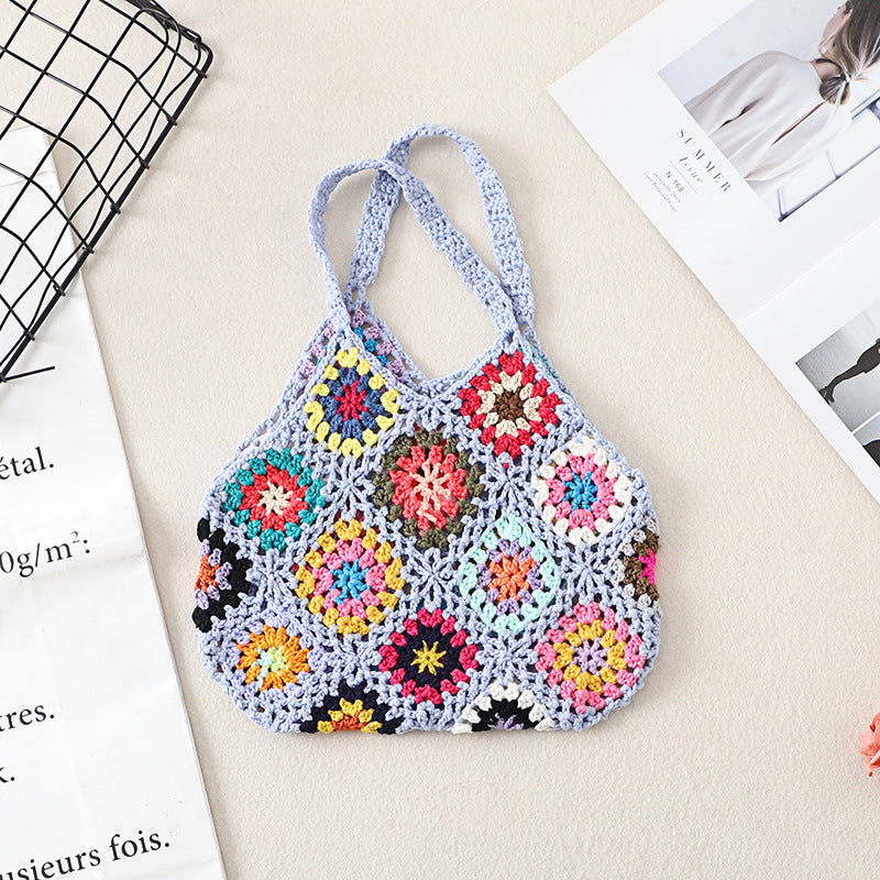 Handgemachte Häkelweb-Vintage-Hohltasche