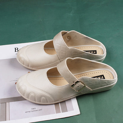 Baotou Flache Halbschuhe Damen