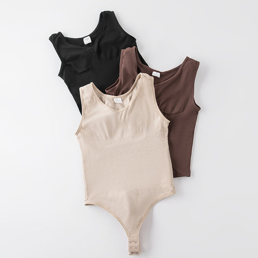 Corsetto monopezzo senza cuciture taglie forti da donna