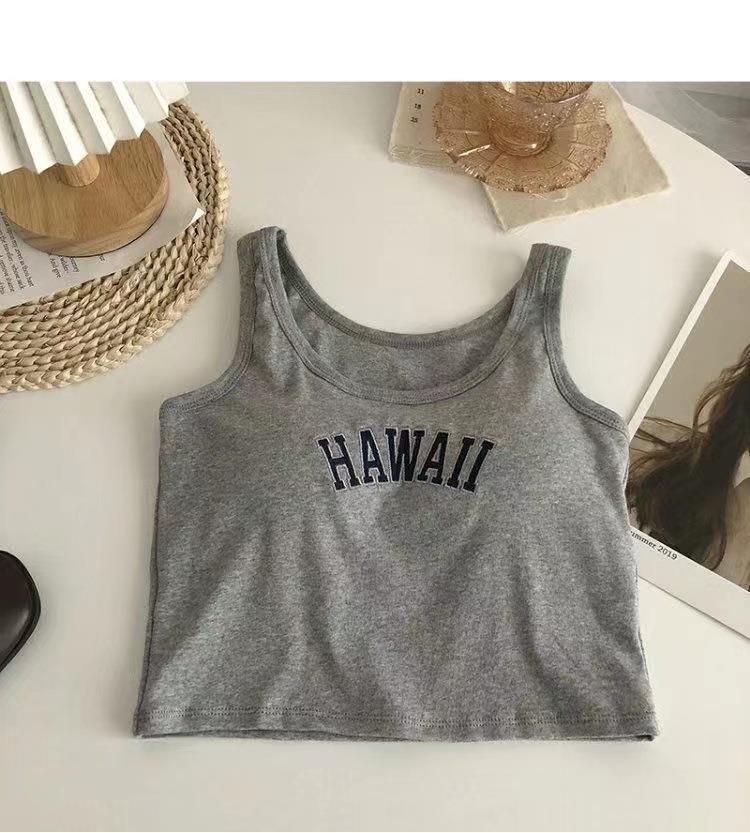 Underwear With Chest Pad One-piece Sports Vest Short