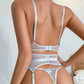 Underwear Three-piece Set With Steel Ring