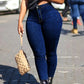 Jeans für Damen Oversize Basics Hosen Damen Bleistifthosen