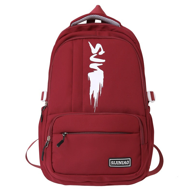 Amerikanischer Retro-College-Studenten-Ins-Rucksack