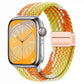 Metal Magnetic Buckle Nylon Braided Stretch Strap