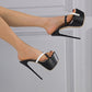 Color Matching 16cm High Heel Stiletto Heel Slippers