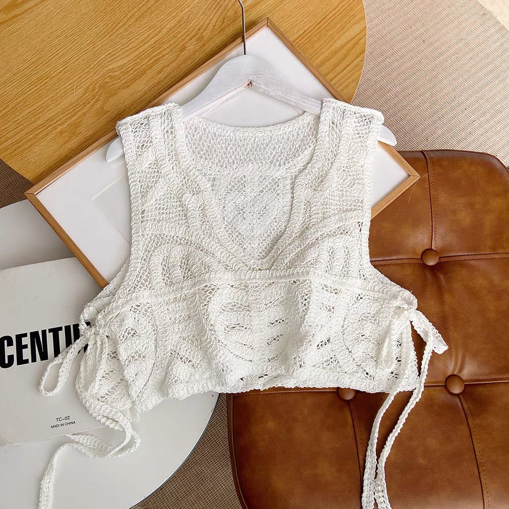 Dolce gilet da donna con lacci