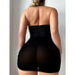 Women's Halter Sheath Dress Two-piece Set