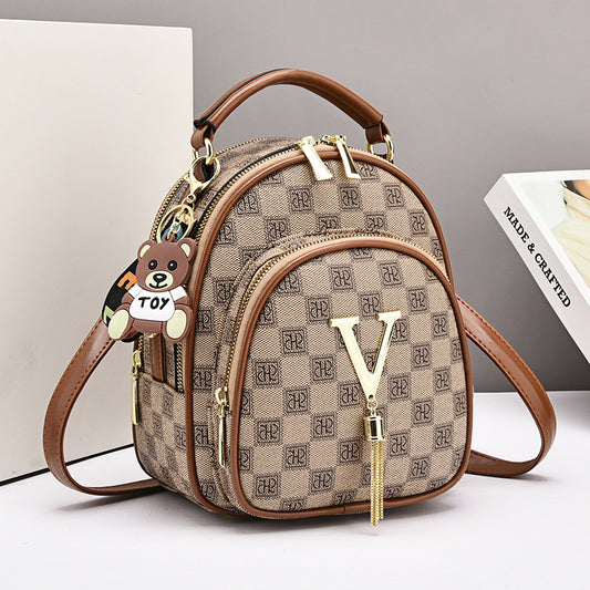 Rucksack Einfache Crossbody Hochwertige Retro