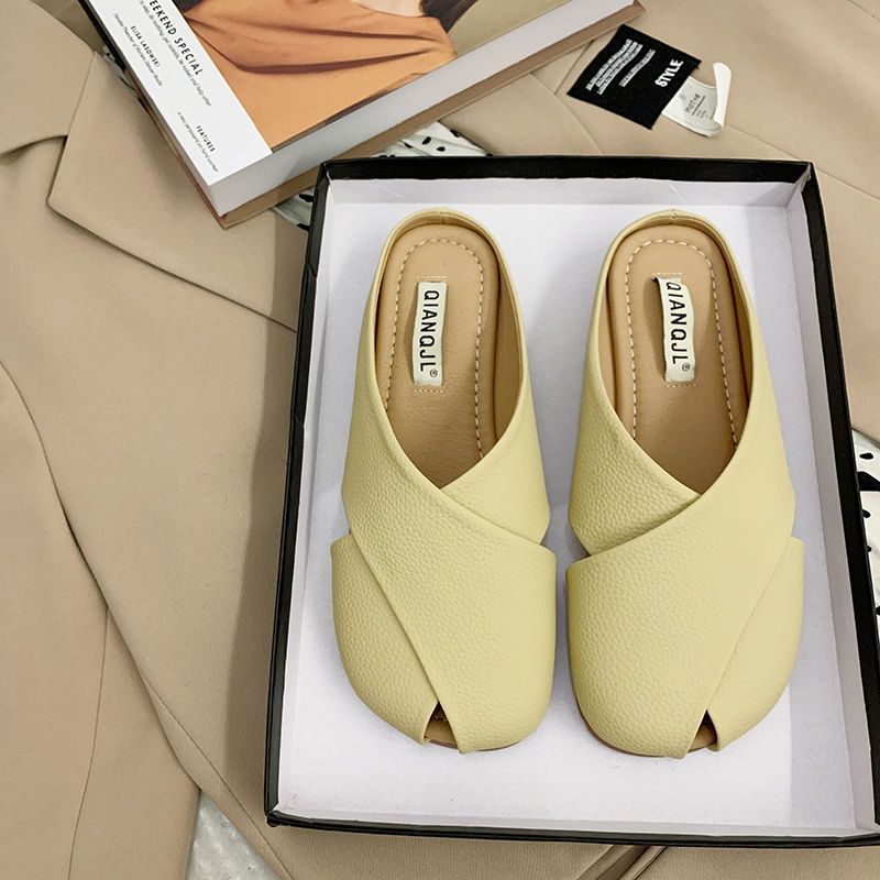 Women's Toe-covered Slippers For Women Summer