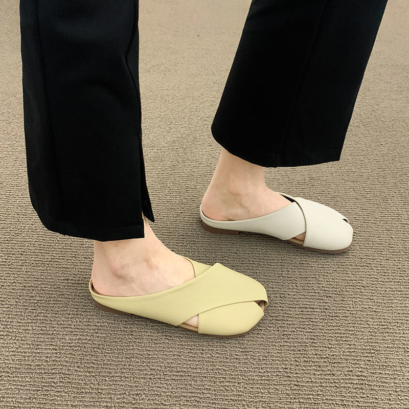 Women's Toe-covered Slippers For Women Summer