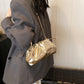 Advanced Texture Silver Dumpling Bag Fashion Shoulder Bag