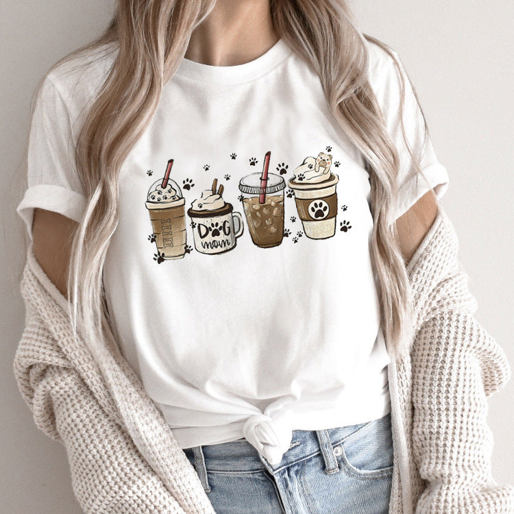 Fashion Personalized T-shirt Women's Short Sleeve