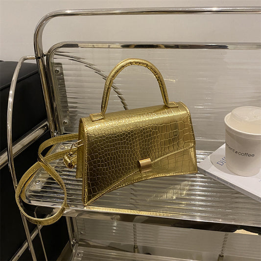 Modische Strukturierte Pu Einfache frauen Einfarbig Casual