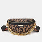 Borsa a tracolla alla moda da donna, borsa a tracolla con stampa leopardata