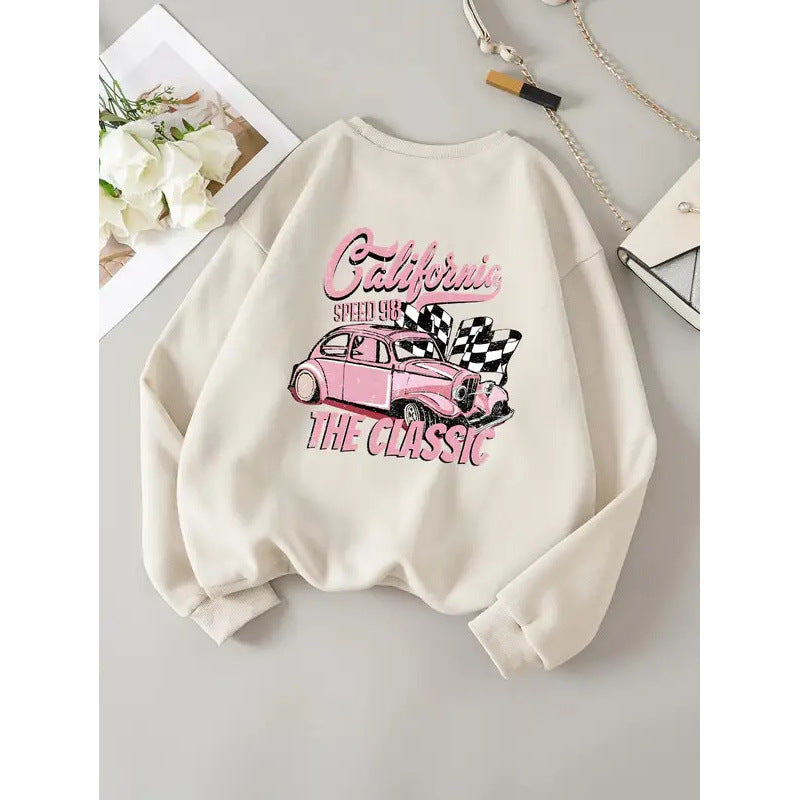 California Classic Competition Pattern Sweater For Women