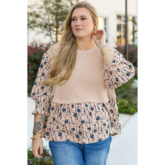 Autunno Nuovo Pullover Manica Lunga Top Donna Plissettato Multicolore