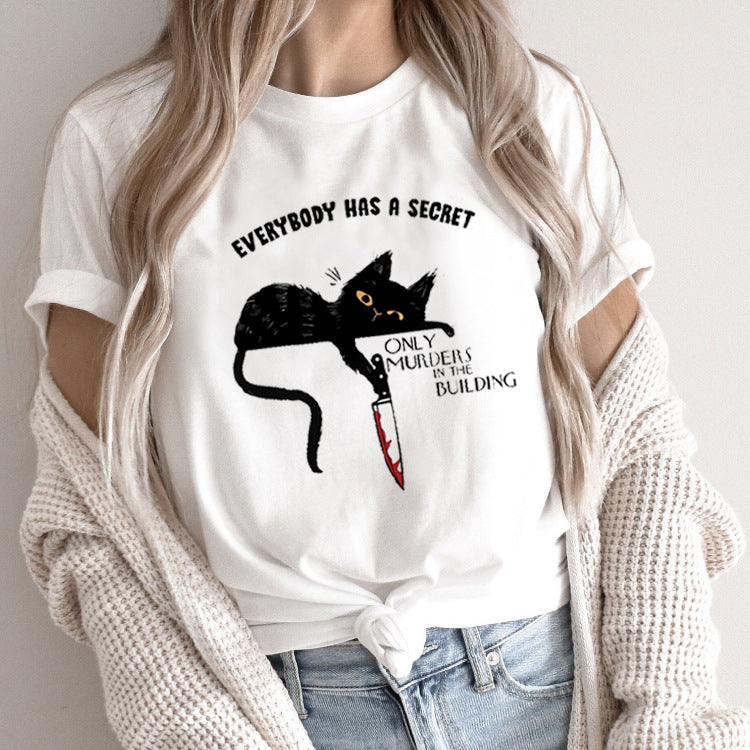 Fashion Personalized T-shirt Women's Short Sleeve