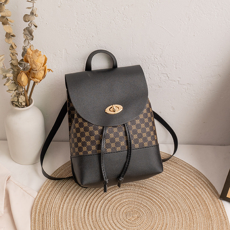 Zaino alla moda semplice retrò coreano tipo